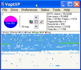 VOPT doing its optimization