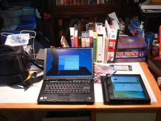 Two Lenovos: Z61t and X60 TabletPC