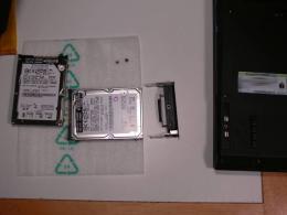 Swap holder onto the new drive