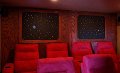 Larry's home theater back wall